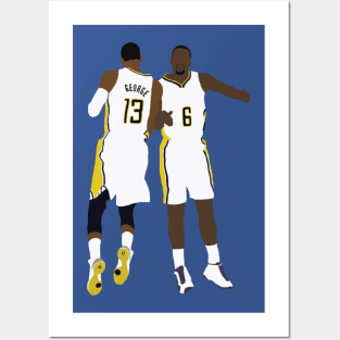 Paul George and Lance Stephenson Posters and Art